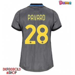 Inter Milan Benjamin Pavard #28 Tredje trøje Dame 2026-27 Kort ærmer Inter Milan Benjamin Pavard #28 Tredje trøje Dame 2026-27 Kort ærmer